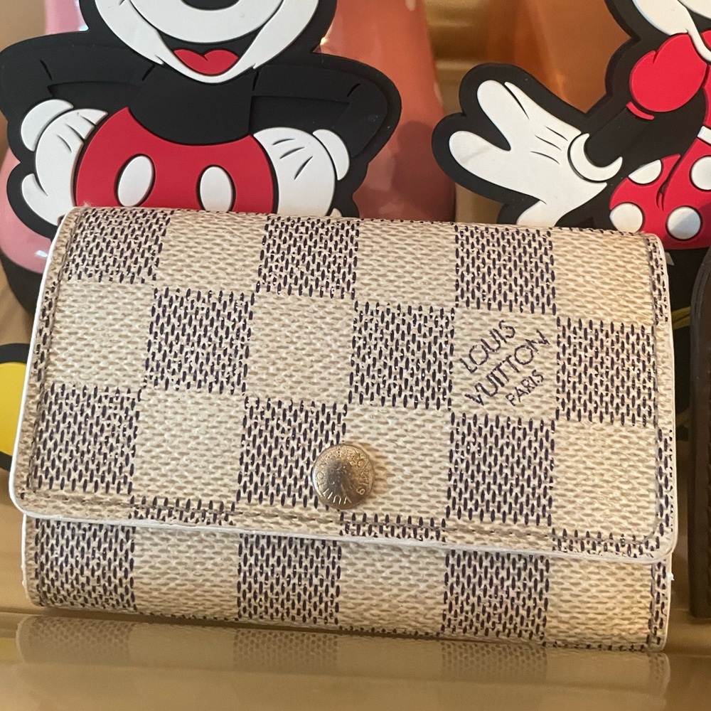 ‼️SOLD on Ⓜ️‼️Flash Sale 🎉Authentic Louis Vuitton Damier Azur Ring Keyholder - Picture 2 of 15